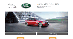 Desktop Screenshot of jaguarlandrovercary.com